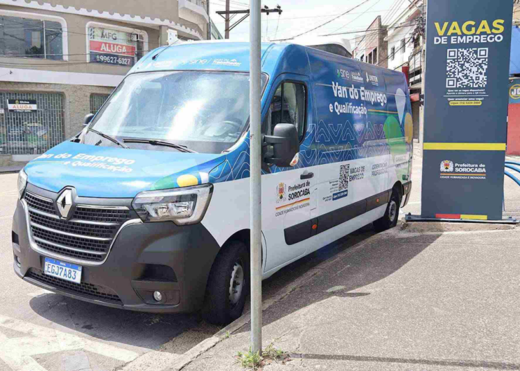Van do Emprego leva vagas de trabalho e processos seletivos para bairros da zona norte de Sorocaba nesta semana