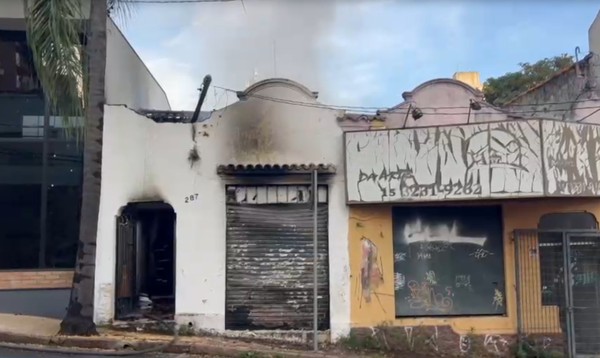 Incêndio atinge casa no centro de Sorocaba: Polícia Civil investiga possível ação criminosa